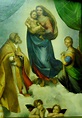 Sixtinische Madonna von Raffael im Gemäldemuseum Dresden - Neubau