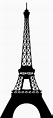 Eiffel Tower Silhouette Printable