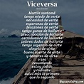 Poema Viceversa de Mario Benedetti - Análisis del poema