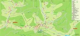 Map of Salzburg Austria Filzmoos tourist map