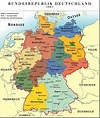 Imagem Alemanha - mapa político RFA 2007 - Imagens Grátis Para Imprimir ...