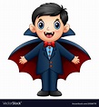 Cartoon dracula kid Royalty Free Vector Image - VectorStock