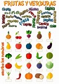 Frutas y verduras worksheet | Live Worksheets