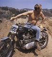 Steve McQueen and his Triumph Scrambler | Style de steve mcqueen ...