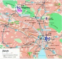 Stadtplan von Zürich | Detaillierte gedruckte Karten von Zürich ...