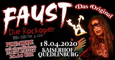 FAUST - Die Rockoper - 100% Goethe - 100% Live - das Original seit 1997