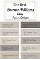 The Best Sherwin Williams Gray Paint Colors | Grey paint colors ...