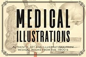 100 Vintage Medical Illustrations By Dene Studios | TheHungryJPEG.com
