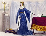 Medieval costume: portrait of Margarita of Anjou, Queen of England ...