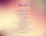 Rachel - Meaning of Name | Names with meaning, Rachel name meaning, Names