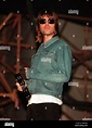 Liam Gallagher of Oasis on stage October 2000 Stock Photo - Alamy