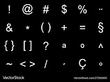 Mac keyboard symbols vector - garrypure