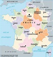 Mapa de Francia - Viajar a Francia