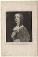 NPG D8224; Unknown woman engraved as Henrietta Maria Wentworth, 6th ...