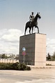 Equestrian statue of Mannerheim in Helsinki Finland