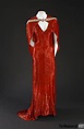 Costume worn by Joan Crawford in “The Bride Wore Red” Adrian, 1937 ...