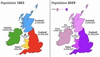 The U.K. Population mapped - Vivid Maps