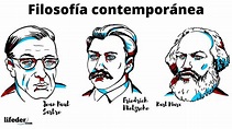 Filosofía contemporánea: origen, características, corrientes, autores