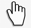 Mano Click Png - Finger Cursor Png, Transparent Png - kindpng
