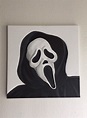 Scream Ghost Face Halloween Horror Canvas Painting | Etsy | Movie ...