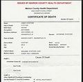 Death Certificate Online | TUTORE.ORG - Master of Documents