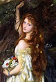 Ophelia - Arthur Hughes | Renaissance art paintings, Pre raphaelite art ...