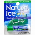 Mentholatum Natural Ice Lip Balm Original SPF 15 1 Each (Pack of 6 ...
