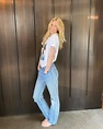 Claudia Schiffer, 52, stills fits into her 30-year-old Chanel jeans