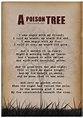 William Blake A Poison Tree William Blake Poem Wall by Redpostbox ...
