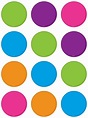 Bright Circles Mini Accents - TCR5113 | Teacher Created Resources
