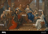 John III Sobieski with his family.. circa 1693. Gascar John III ...