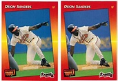 Deion Sanders #186 Prices | 1992 Panini Donruss Triple Play | Baseball ...