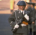 German soldiers of the watch regiment Feliks Dzierzynski (Stasi) in ...