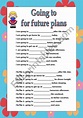 GOING TO for future plans - ESL worksheet by Nayane Thewes