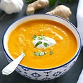 Best Ever Creamy Carrot Ginger Soup - The Busy Baker