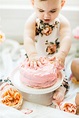 First Birthday Smash Cake + Vanilla Crazy Cake Recipe | Glitter, Inc.