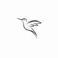 Hummingbird icon logo design 9790117 Vector Art at Vecteezy