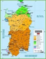 Map of languages in Sardinia | Sardinia, Language map, Map