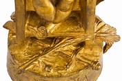 Rare French Antique Bronze Sculpture of St. Celicia by Emmanuel Fremiet ...