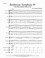 Beethoven "Ode to Joy" | Sheet Music Arrangement | ArrangeThat