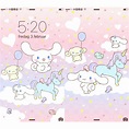 陳先森 165粉色獨角獸玉桂狗大耳狗壁紙 自畫高清手機壁紙 AI素材-Taobao