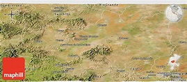 Satellite Panoramic Map of Fresnillo