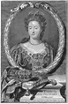 ANNA, Königin von England (1664 - 1714). Brustbild nach viertellinks im ...