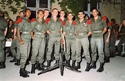 Legionnaires after their 4 month of basic training at 4th RE at ...