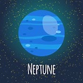 Ilustración planeta neptuno | Descargar Vectores Premium