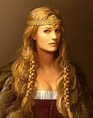 Wealthow | Viking queen, Portrait, Viking woman