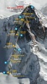 K2 Climb Map | Mountaineering, Holiday travel destinations, Extreme ...