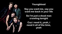 5 Seconds Of Summer Youngblood Lyrics - YouTube