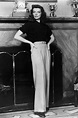 1940 - TownandCountryMag.com I love when Katherine Hepburn wore pants ...