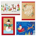 Walmart-exclusive boxed Christmas cards include 20 cards (5 each of 4 ...